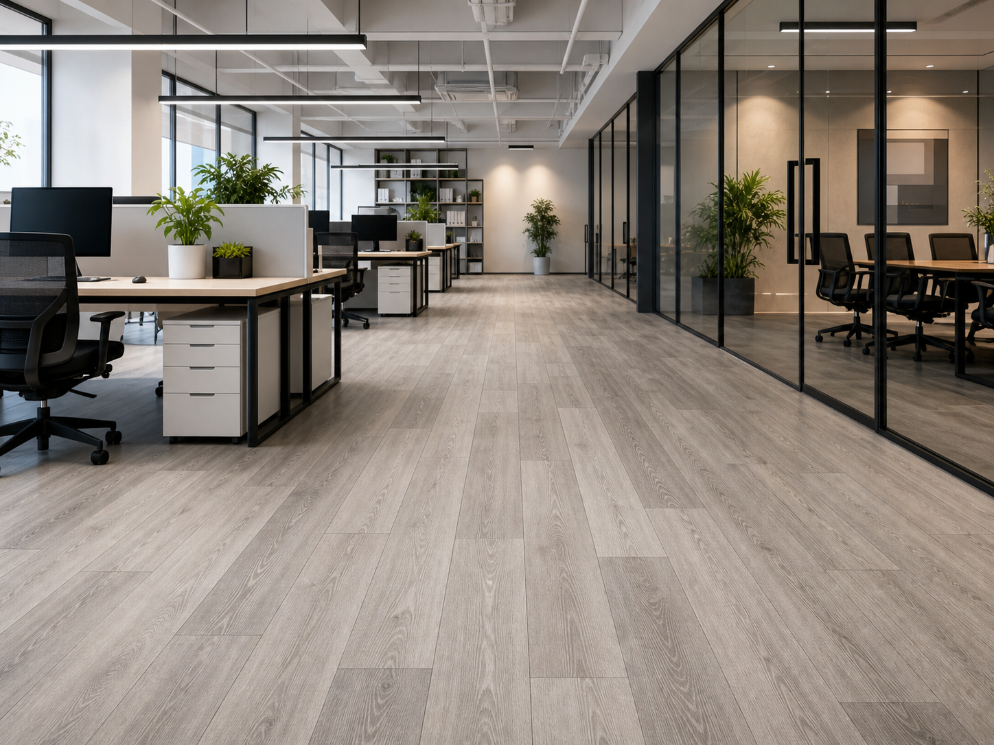 Herringbone SPC flooring pattern