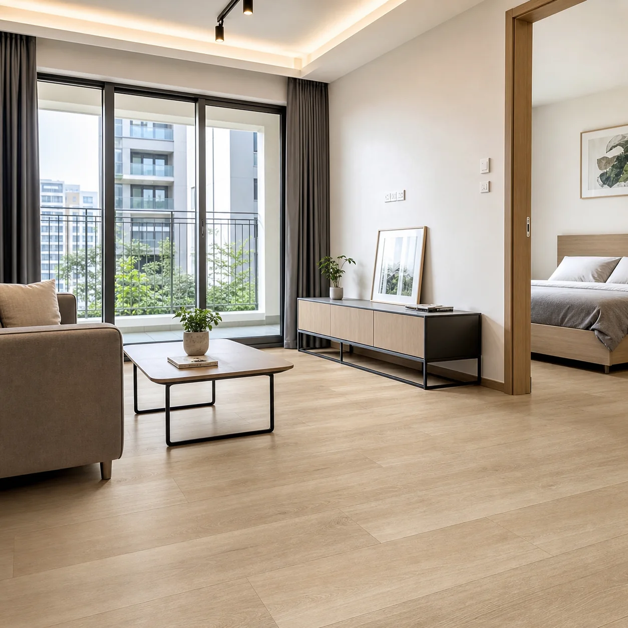 SPC flooring for apartment projects