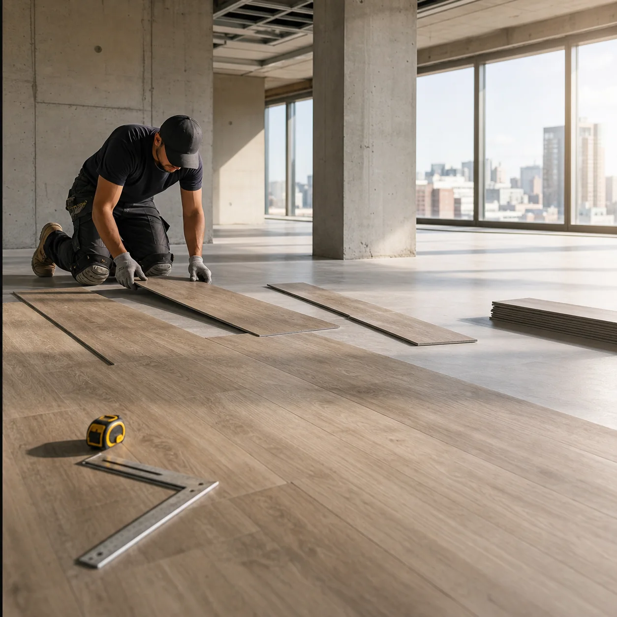 SPC flooring for contractors