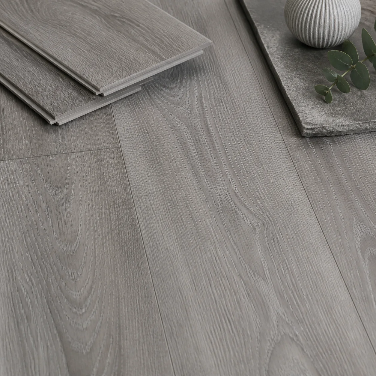 Grey wood custom SPC flooring color
