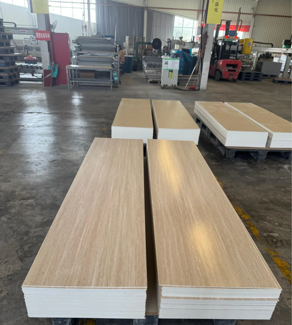 Fluted SPC wall panels stylish interior